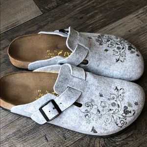 NWOT- Birkenstock Papillio Felt Grey